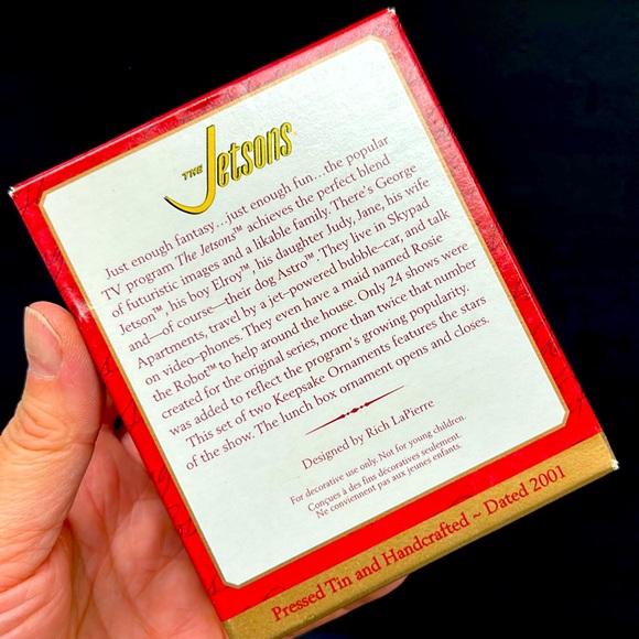 - Retro  2000  Hallmark Keepsake “The JETSONS “ 2 piece lunch box orname… - Picture 5 of 15